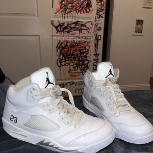 Jordan 5 Metallic White 2015